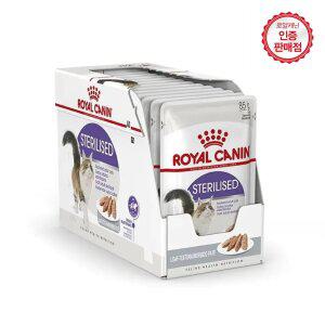 로얄캐닌 고양이사료 스테럴라이즈 [로프] 파우치 85g 12개 (1BOX)