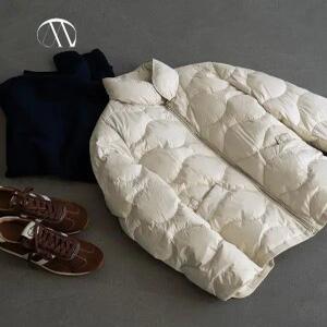 (안나앤플러스) A. 웨이브 덕다운 패딩[패딩CBH51] 빅사이즈