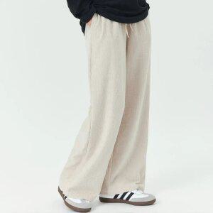 [아이라인키즈] 리프 골지 와이드 팬츠