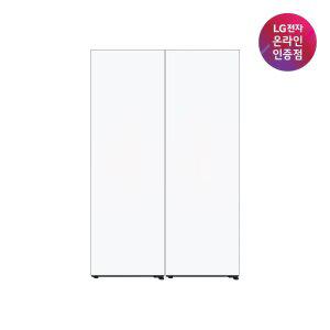 LG 컨버터블 패키지 오브제컬렉션 Fit & Max 냉장+냉동 XY324GQ3S 에센스화이트 설치키