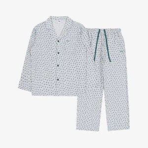 [휠라 언더웨어] 멜란 니트나염 남성 파자마 세트 (FI4PJG4603M_DPT)