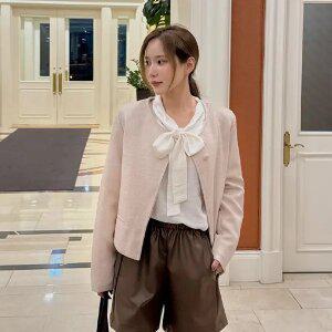 [제작/빅사이즈]이블렛 파베디 트위드 누빔자켓 제이스타일