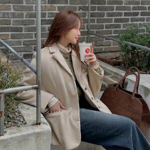 [제작/빅사이즈]이블렛 켄디젠 누빔 모직 자켓 제이스타일