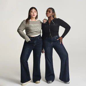 [제작/빅사이즈]이블렛 마티에 허리조절 부츠컷 데님팬츠 제이스타일