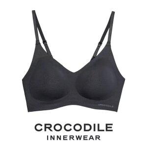 [크로커다일] 소프트 쿨인견 쉘론 패드분리 후크형 브라 블랙 CDWBR5N20T