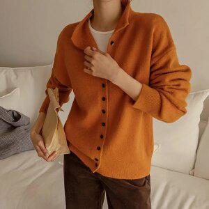 세로 버튼포인트 반목 롤링가디건