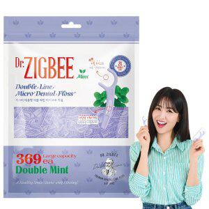 지.그.비 더블 라인 마이크로 치실 더블민트 369개입