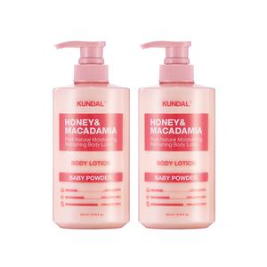 쿤달 바디로션, 베이비파우더, 500ml, 2개