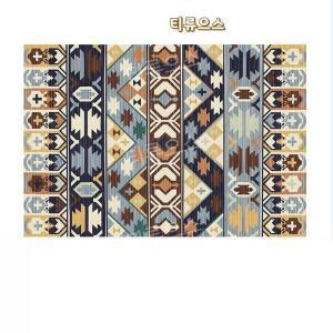 모로칸러그 보헤미안 인디언 빈티지 패턴 카페트 티류으스