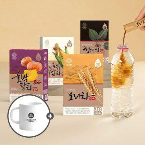 티브루 간편하게 타먹는 액상차 10ml 30+30 총 60개입(보리차/옥수수수염차/헛개수/호