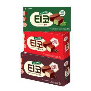 [슈팅냉동] 롯데웰푸드 티코 다크초코 510ml+말차 510ml+밀크초코 510ml 각 1개 (총 3