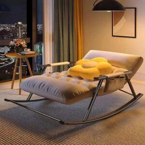 와이드 흔들의자 2인용 안락 리클라이너 의자 스윙 침대 고급 인 카페 흔들쇼파 거실