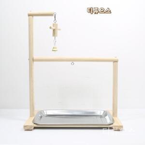 앵무새 놀이터 우드 횃대 장난감 단일상품 티류으스