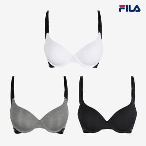 [휠라 언더웨어] 아웃핏 모노 밴드 포인트 와이어 브라 3종 택 (FI4BAG3443F_3SKU)