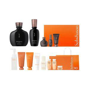 설화수 맨 기초 본윤 2종 세트(본윤 에센스+본윤 유액), 1개+증정(8종 샘플+쇼핑백, 1