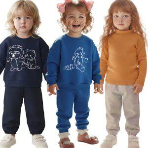 코코비 겨울/가을 상하복 팬츠 티셔츠 아동복 등하원복