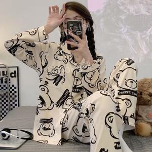 티류으스 니오리 피치 기모 세트 수면 잠옷 공주 집에서 입는 옷