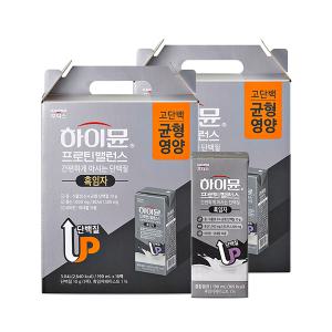 후디스 하이뮨 프로틴 밸런스 음료 흑임자, 190ml, 32개