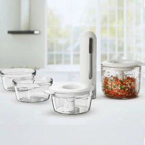 미니셰프 무선 핸들 다지기 풀세트 원터치 전동 멀티 만능 블렌더