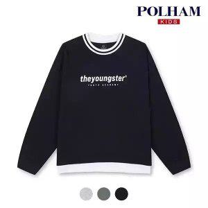 [폴햄키즈] 영스터 공용 요꼬 레이어드 맨투맨 티셔츠_PKE1TR3710