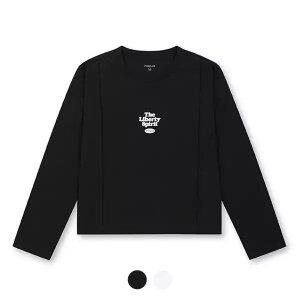 [폴햄키즈] 여아 플레이티드 저지 워딩 긴팔티_PKE3TS2010