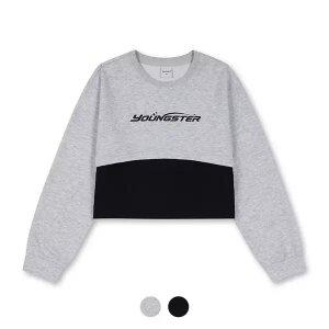 [폴햄키즈] 영스터 여아 경량 더블니트 레이어드 크롭 긴팔티_PYE3TS2710