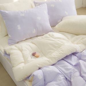 플로라 프리비숑 세미 극세사 겨울 차렵이불