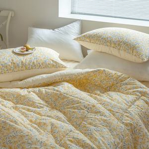 플로라 플랑 순면100% 사계절 차렵이불 2컬러