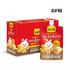 [엘빈즈] 어린이 홍삼배도라지 1박스(10팩)