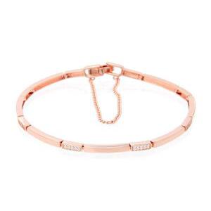 비올라 / 14Kgp 로즈골드 여자 여름 패션 데일리 레이어드 뱅글 체인 예쁜 우정 팔찌