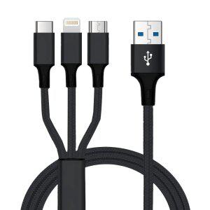 클로버나인 멀티로프 3in1 충전케이블