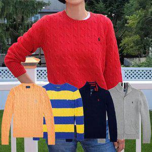 [추가5%] 폴로랄프로렌 인기 보이즈 스웨터 니트 집업모음( 성인착용가능) 겨울 클리