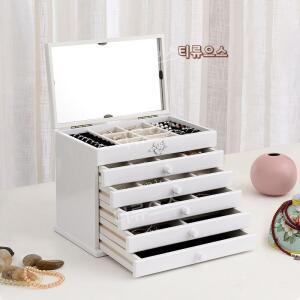 원목보석함 빈티지 서랍형 악세사리함 주얼리 보석함 6단 티류으스