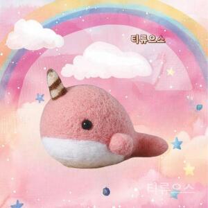 양모키링 동물 바늘 펠트  키트 개구리 병아리 꿀벌 일각고래초보자 용 4개 세트 티류