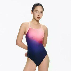 [아레나공식] 옴브레 원피스 드롭백 A5BL1LO66RED