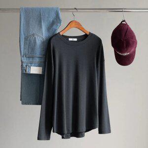 (안나앤플러스) A. 모찌 라운드 티셔츠[티셔츠C0227Q175] 빅사이즈