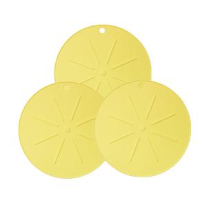 인덕션 매트(옐로우) 20cm x 3개
