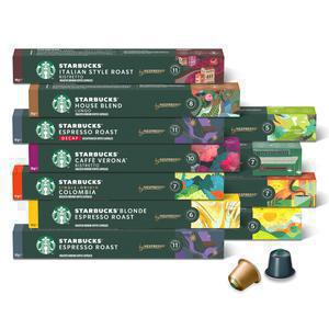 [카드+장바쿠폰 54,900원]스타벅스 네스프레소 호환 총 100 캡슐 골라담기 (13종/10세