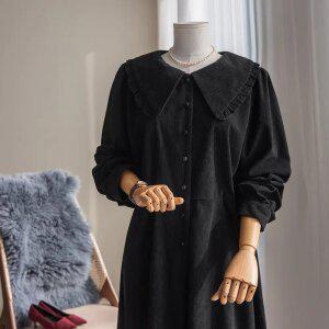 (안나앤플러스) 소르베 코듀로이 원피스[드레스DZ260] 빅사이즈