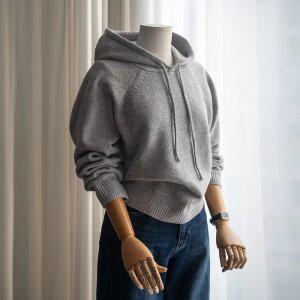 (안나앤모드) poher 래글런 울 후드 니트 [니트DZZ55]