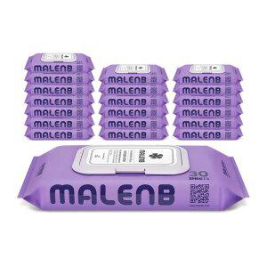 마렌비 물티슈 퍼플터치 슬림팩 30매 (20팩) 80평량 고평량