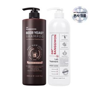 [닥터방기원] 맥주 효모 샴푸 1000ml+랩 트리트먼트 1000ml