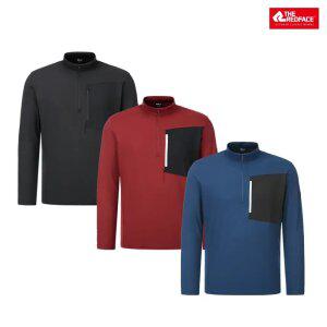 [레드페이스 본사] 라인마운틴짚티셔츠 REWMTSFBE011