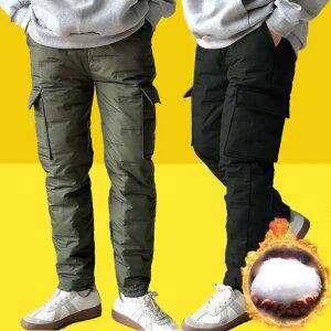 남자 겨울 작업복 패딩 방한 카고 건빵 밴딩 솜 바지 배달 팬츠 근무복 택배 중년 낚시