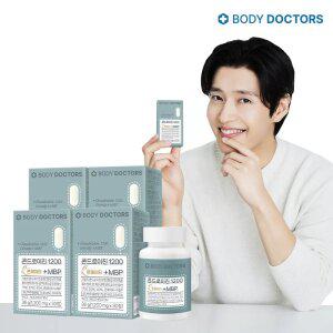[3+1]바디닥터스 저분자 상어연골 뮤코다당 콘드로이친1200 콘레이티+MBP 4박스