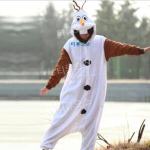 해외해외해외 올라프 울라프 코스프레의상 옷 사계절잠옷 가족티 티류으스