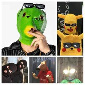 티류으스 할로윈 물고기 가면 웃긴 외계인 고무가면 기괴한 마스크 관종템 선물 소품