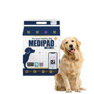 메디패드 강아지 신장건강체크 배변패드 갓성비 76x60 대형 25매입 4팩