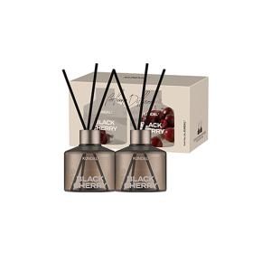 쿤달 시그니처 퍼퓸 디퓨저 세트 블랙체리 (본품, 200ml, 2개+섬유스틱, 10P)