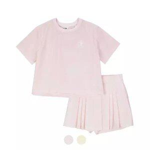 [팔랩키즈] 여아 P.Edition 스트레치 플리츠 액티브 웨어 셋업_PK25S3ST004